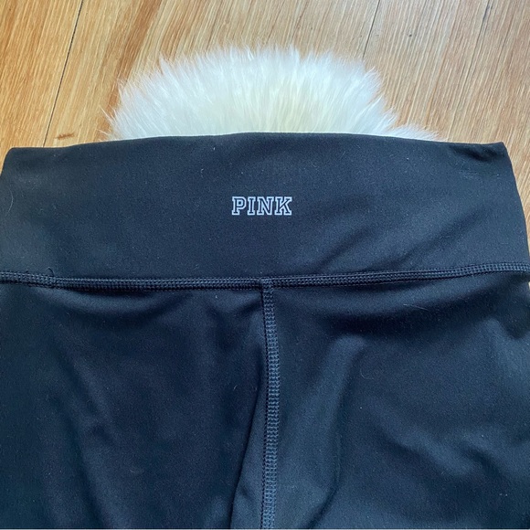 VS PINK Ultimate Black and Gray Color Block Leggings XS - Picture 6 of 7